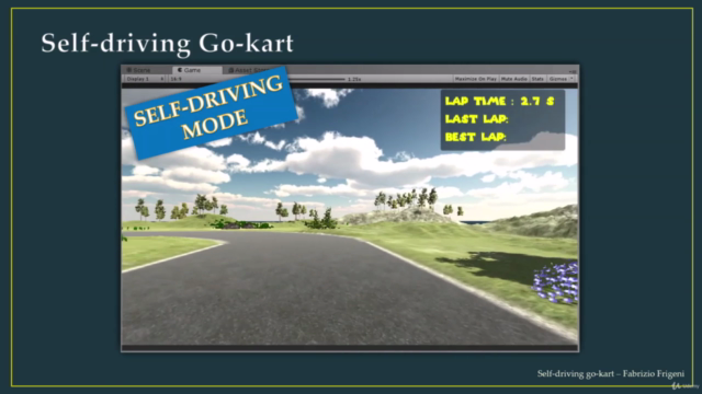 Self-driving go-kart with Unity-ML – Screenshot 1