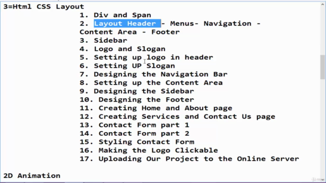 Design Website Layouts Using HTML and CSS . ویب ڈیزائن – Screenshot 2