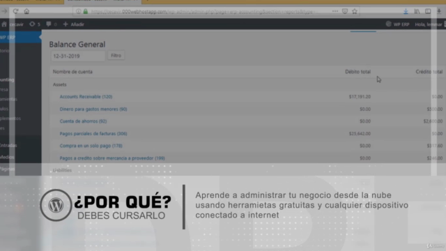 Administra tu negocio con WordPress – Screenshot 1