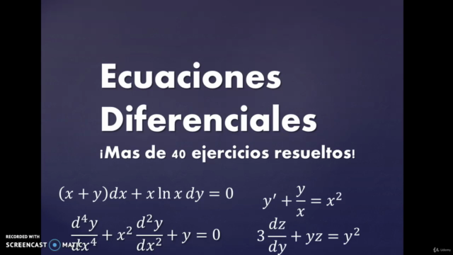 Ecuaciones Diferenciales Ordinarias. Mas de 40 problemas! – Screenshot 1