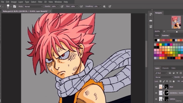 Curso Básico de Desenho Mangá Desenhando Personagens – Screenshot 3