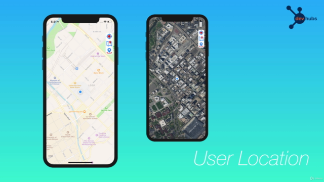 iOS MapKit in Swift – Screenshot 2