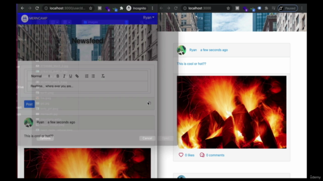 React Node MERN Stack from Scratch building Social Network - Screenshot_01