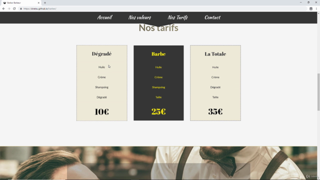 Créer un Site professionnel et responsive – Screenshot 1