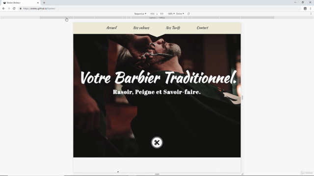 Créer un Site professionnel et responsive – Screenshot 3