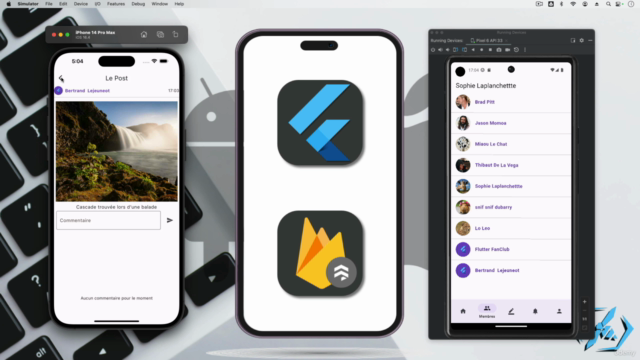 Flutter et Cloud Firestore: Créez votre réseau social – Screenshot 3