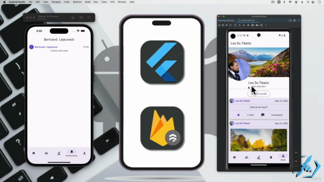 Flutter et Cloud Firestore: Créez votre réseau social – Screenshot 4