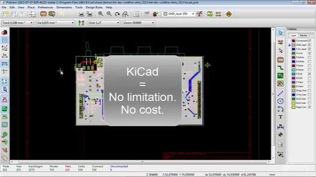 Learn KiCad. Printed Circuit Board Design. – Screenshot 3