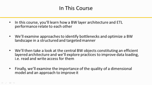 Improve your SAP BW Backend Performance – Screenshot 1