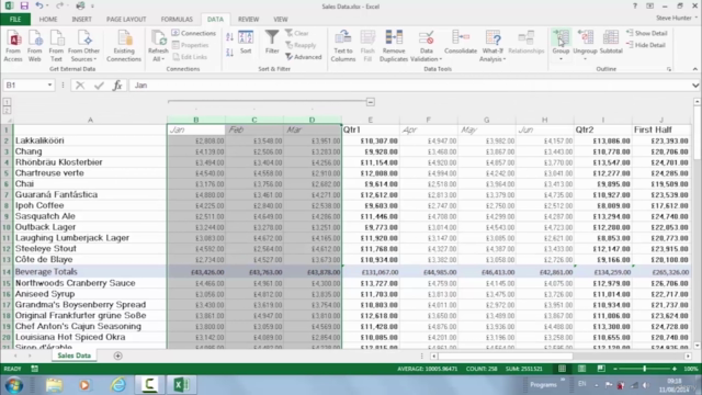 Microsoft Excel Advanced: High Level Data Analysis Tools – Screenshot 1
