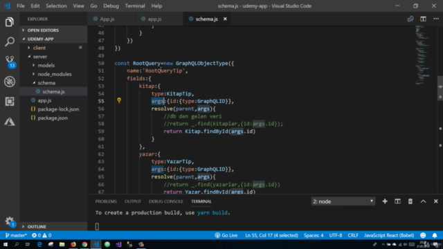 React|Apollo|GraphQL ile Uygulama Geliştirelim – Screenshot 2