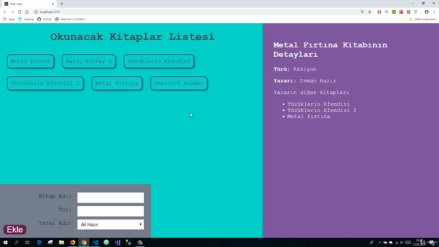 React|Apollo|GraphQL ile Uygulama Geliştirelim – Screenshot 3
