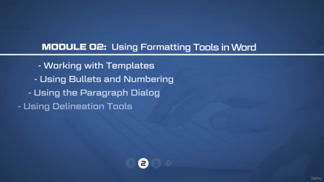 Microsoft Word Intermediate – Screenshot 1