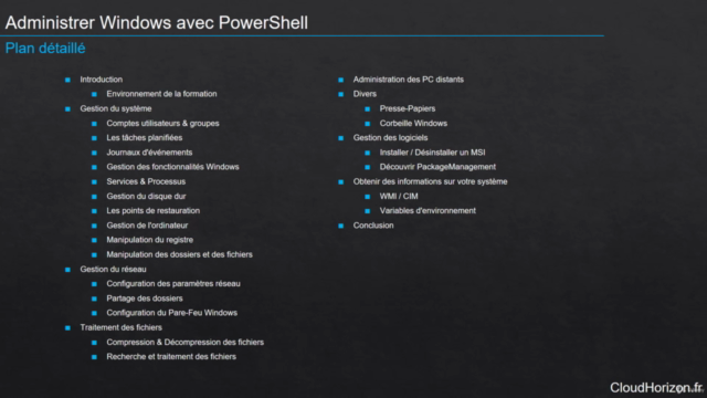 Administrer Windows avec PowerShell – Screenshot 3