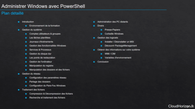 Administrer Windows avec PowerShell – Screenshot 4