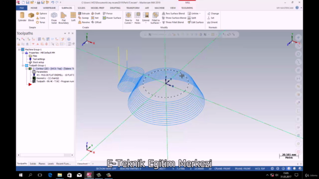 Mastercam CAD CAM ve CNC Freze Programlama - Screenshot_04