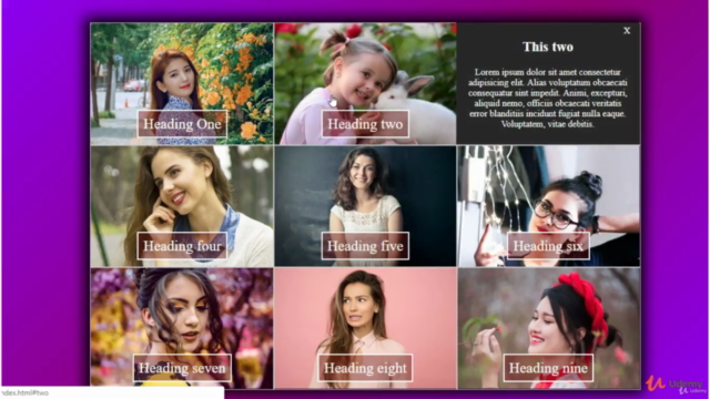 Create Interactive Portfolio Grid using CSS and HTML – Screenshot 1