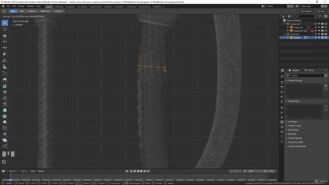 Blender 2.8 pour débutant - Création d'un sabre pour Unity – Screenshot 2