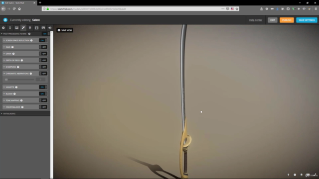 Blender 2.8 pour débutant - Création d'un sabre pour Unity – Screenshot 3