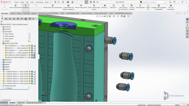 SOLIDWORKS | Do básico ao ESPECIALISTA | Produtos e Moldes – Screenshot 2