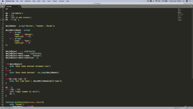 PHP voor beginners - in 2 uur leren programmeren – Screenshot 2