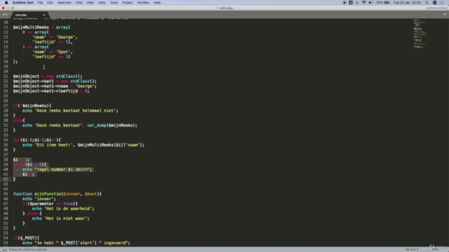 PHP voor beginners - in 2 uur leren programmeren – Screenshot 4