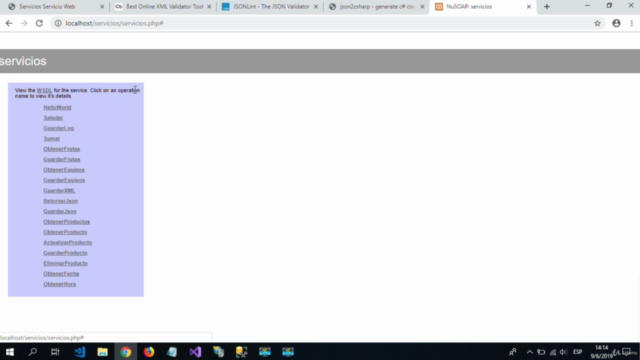 Máster en Web Services con C# – Screenshot 4