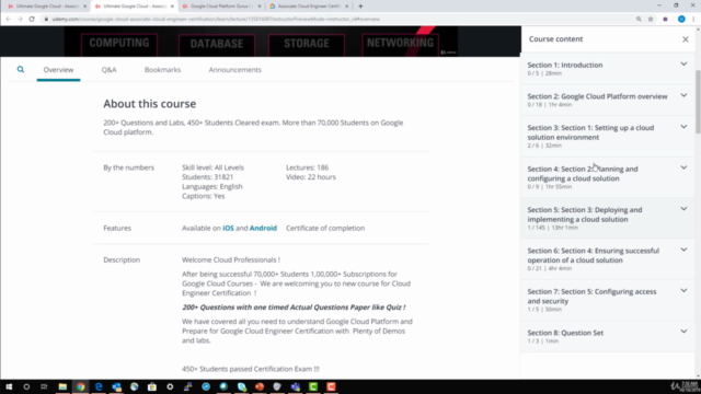 Google Certified Associate Cloud Engineer 2025 – Screenshot 3