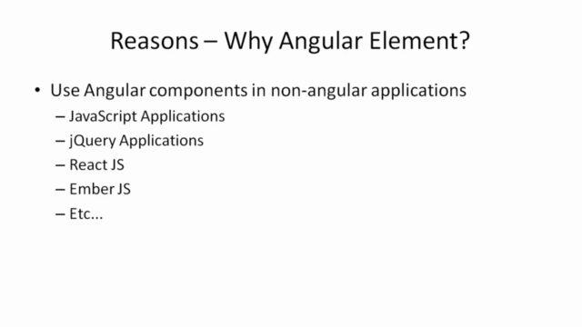 Angular 8 and 9 - Elements – Screenshot 1