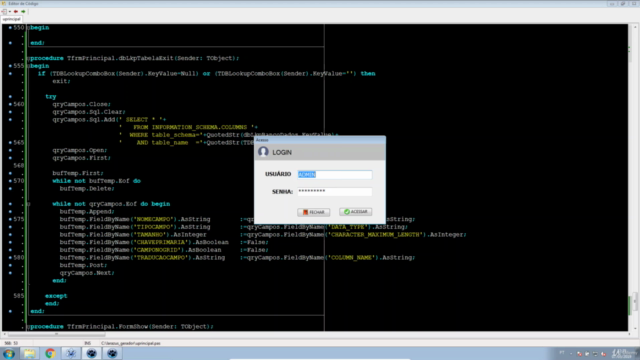 Desenvolver Sistema LAZARUS 2.0 + ACBR (SAT/NFC-e) + MYSQL – Screenshot 1