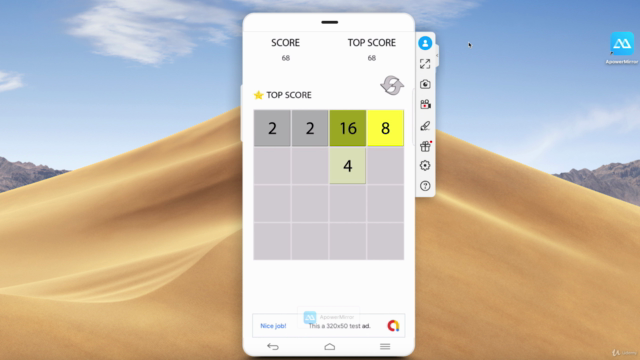 Create a 2048 Android Game Clone from Scratch - Screenshot_03