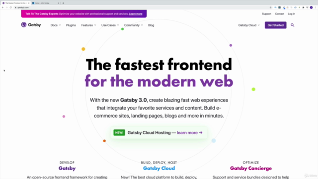 Gatsby.js 3 Tutorial and Projects Course – Screenshot 1