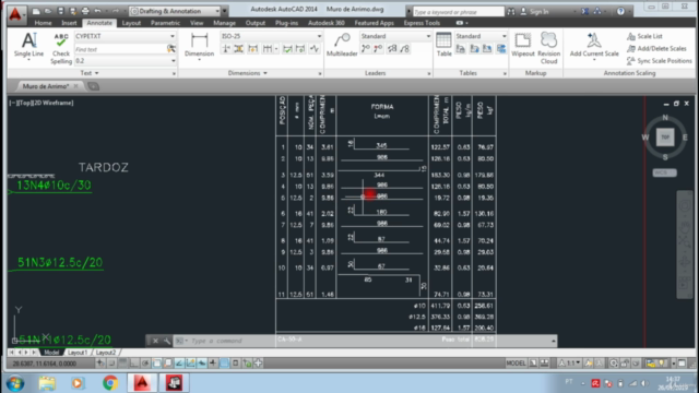 Cálculo e orçamento de muro de arrimo em concreto armado – Screenshot 4