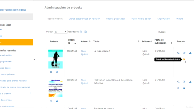 Escribir y publicar tu libro en Amazon, Apple, Google y más – Screenshot 4