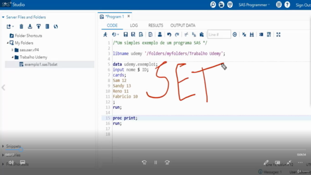 Curso de SAS do ZERO em 35 AULAS – Screenshot 2