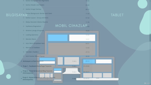 Bootstrap ile Sıfırdan 5 Gerçek Web Tasarım Projesi – Screenshot 2