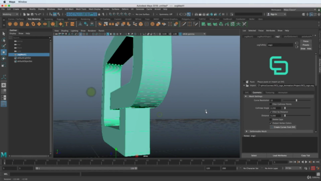 Advanced 3D Logo Animation in Autodesk Maya - Screenshot_01