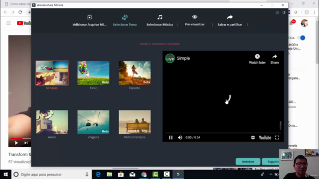 Edição de vídeos com Filmora – Screenshot 2