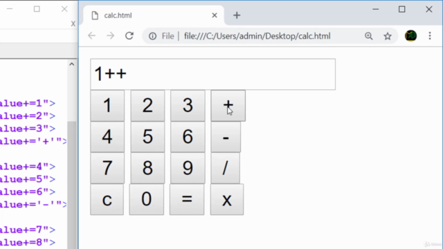 Javascript Build a Calculator using HTML, CSS and Javascript – Screenshot 2