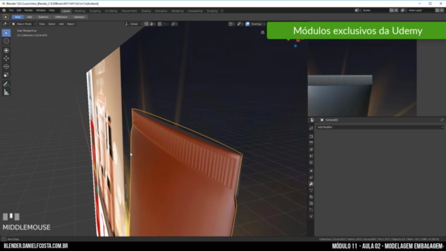 Curso Blender 3.0 | Aprenda 3D do Zero! – Screenshot 4