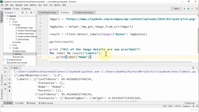 AWS Rekognition: Machine Learning Using Python Masterclass - Screenshot_01