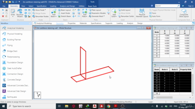 Learn staad pro connect edition from the scratch – Screenshot 1