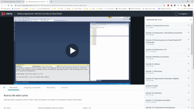 Curso completo programación C# en .Net y muchísimo más – Screenshot 1