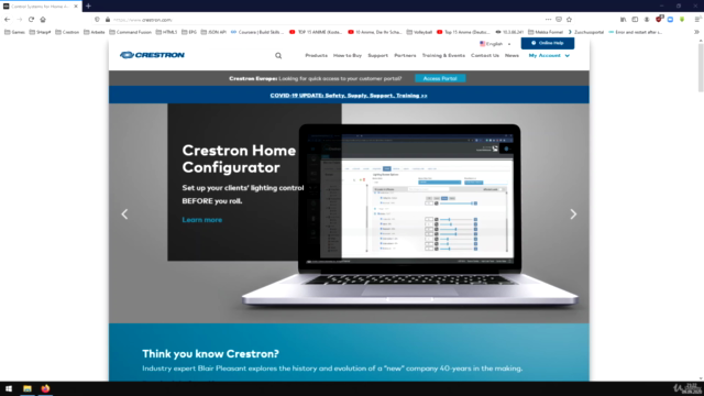 Crestron Aufbaukurs – Screenshot 1