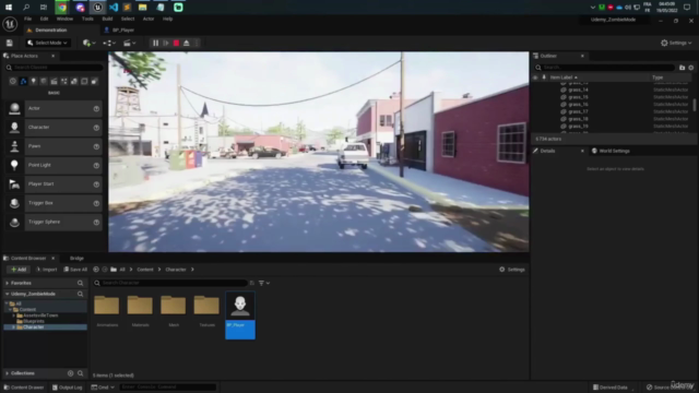 Unreal Engine 5 : création d'un jeu de zombie – Screenshot 1