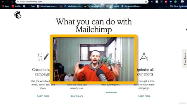 MailChimp Marketing: Build your eMail list & Squeeze Page - Screenshot_01