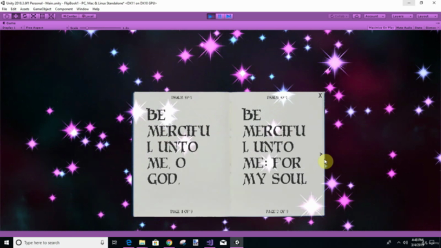 C# From Beginner To Pro - Write Flip Book W Pages - Unity 3D – Screenshot 2