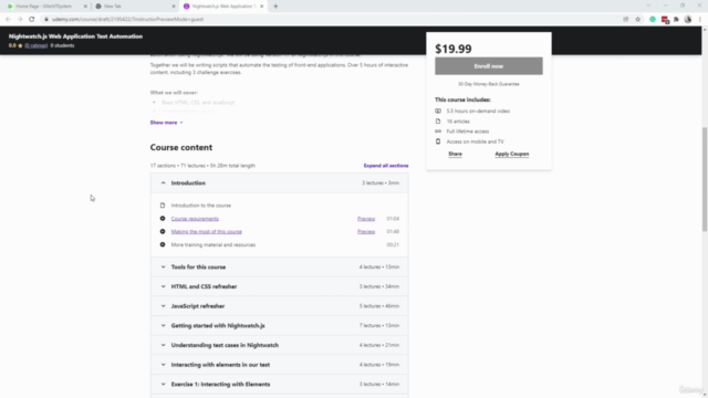 Nightwatch.js Web Application Test Automation – Screenshot 2