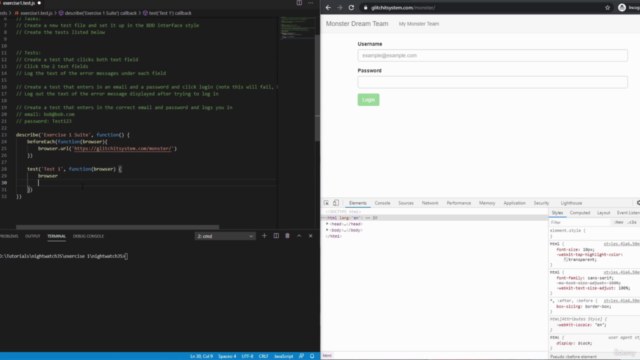 Nightwatch.js Web Application Test Automation – Screenshot 4