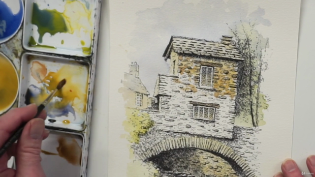 Learn Pen and Ink with Watercolour Wash – Screenshot 2